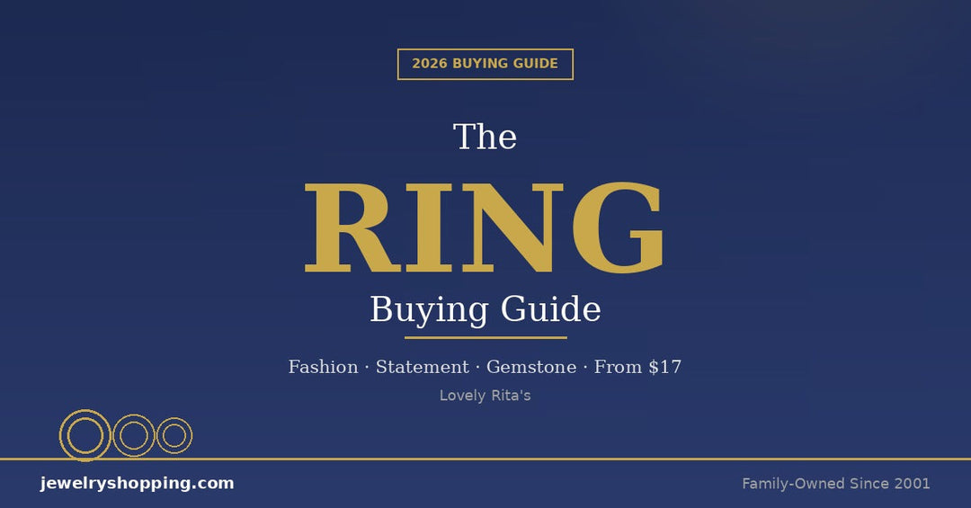 Ring Buying Guide 2026 — fashion, statement and gemstone rings buying guide from Lovely Rita's