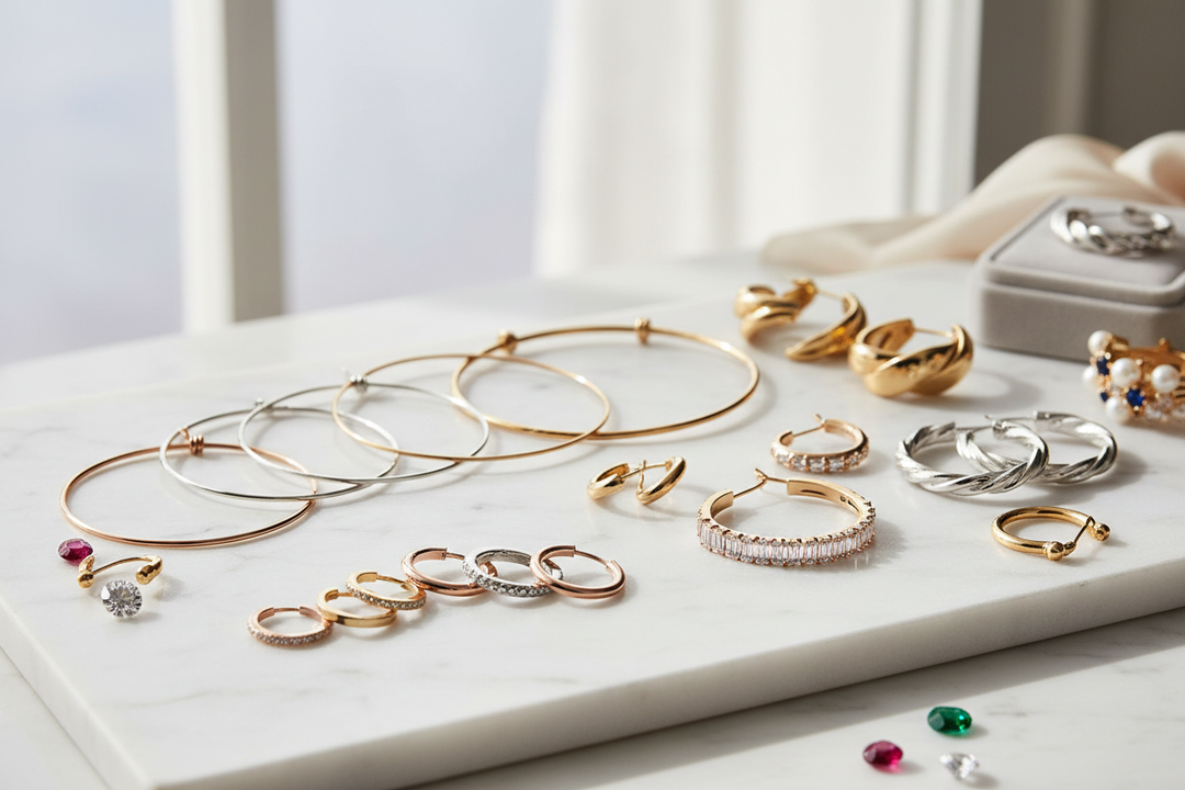 The Complete Guide to Hoop Earrings: Styles, Sizes & How to Choose