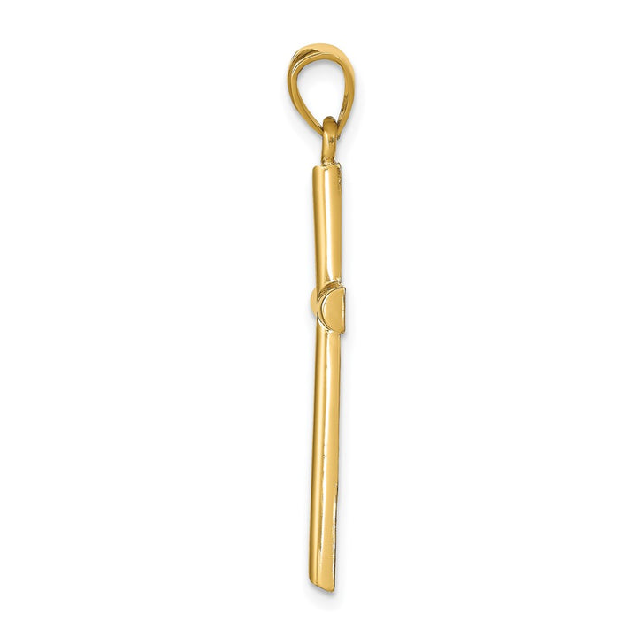 Lovely Rita's Pendants & Charms 10K Yellow Gold Solid Polished Large Latin Cross Pendant