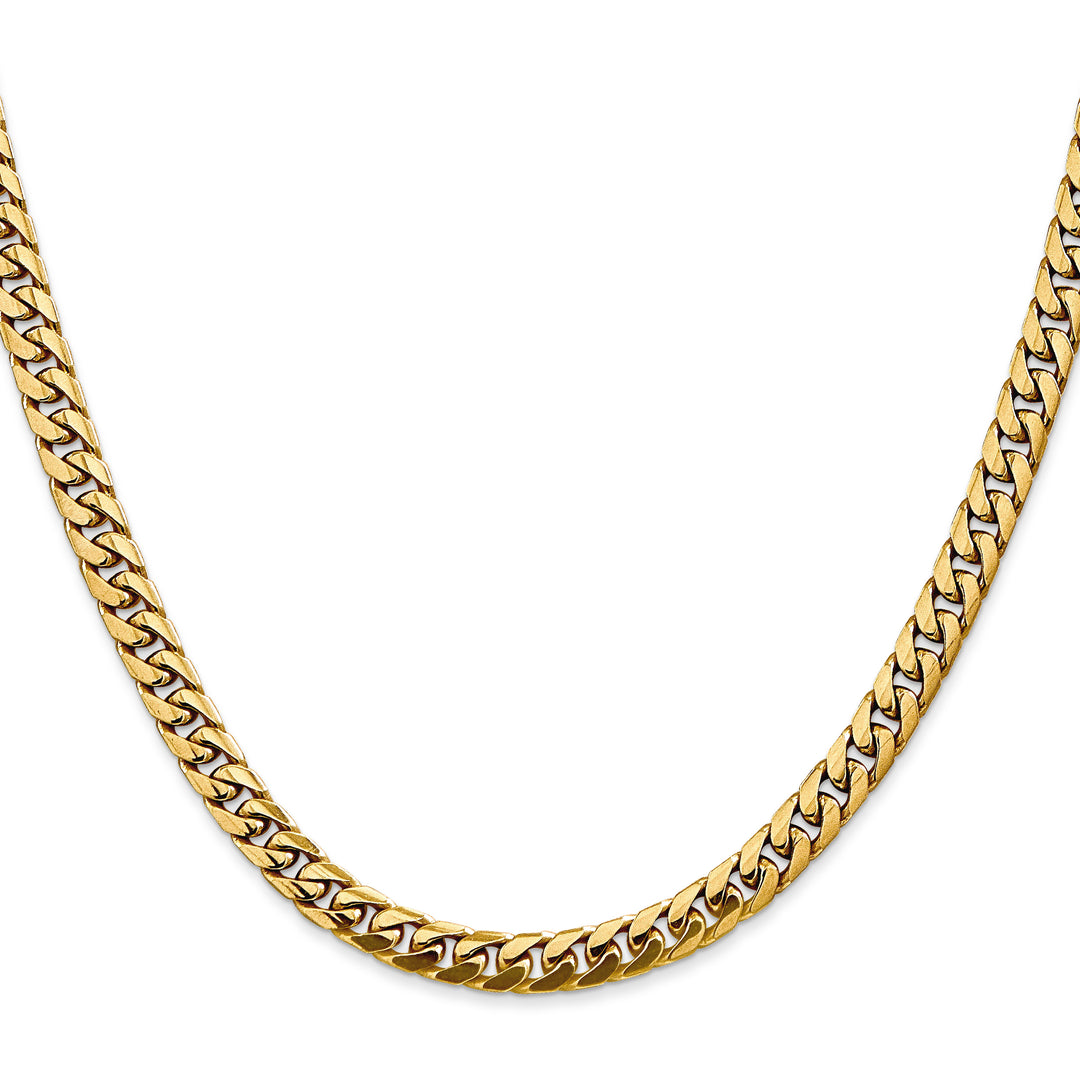 10K Yellow Gold 5mm Solid Miami Cuban Chain