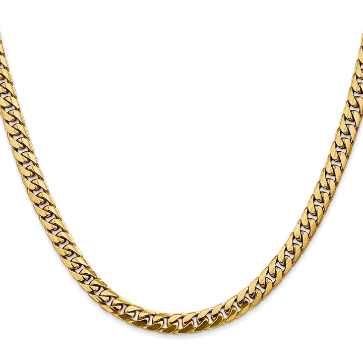 10K Yellow Gold 5mm Solid Miami Cuban Chain