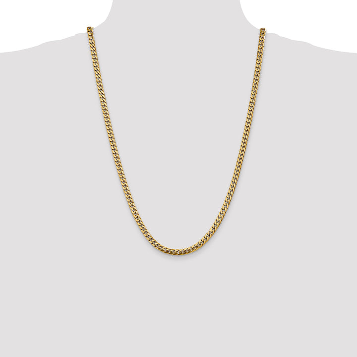 10K Yellow Gold 5mm Solid Miami Cuban Chain