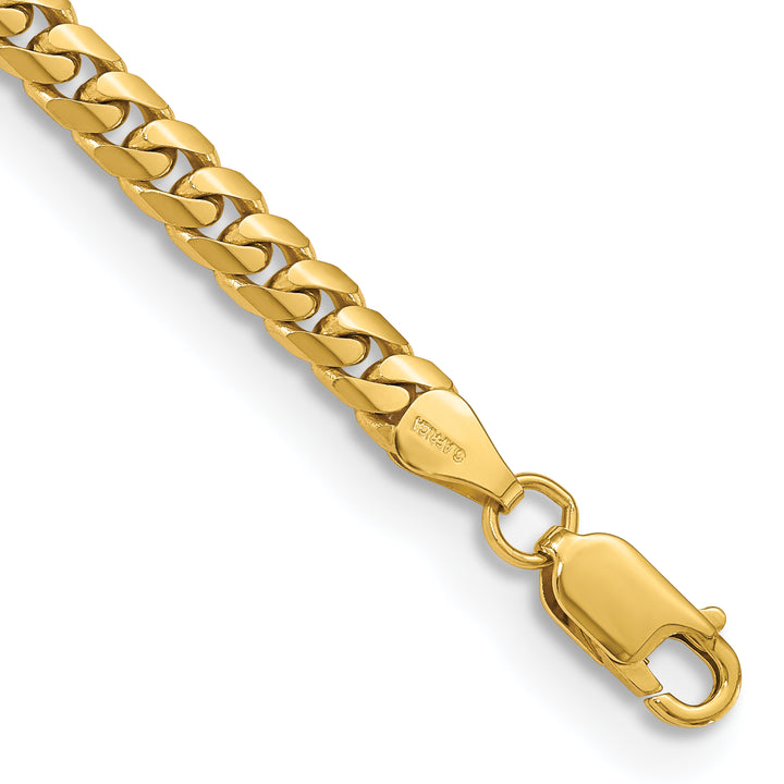10K Yellow Gold 5mm Solid Miami Cuban Chain Bracelet