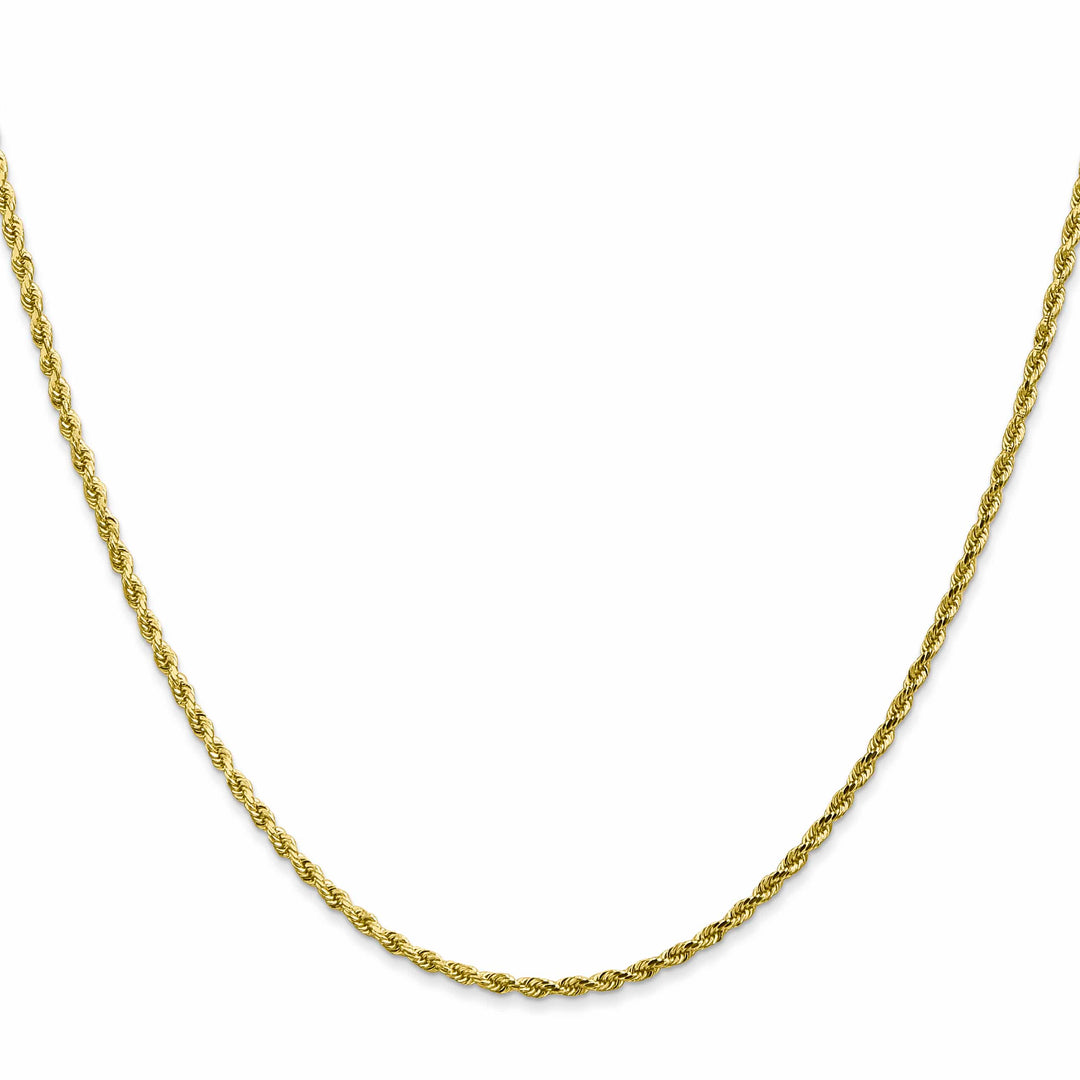 10K Yellow Gold 1.75mm D.C. Rope Chain