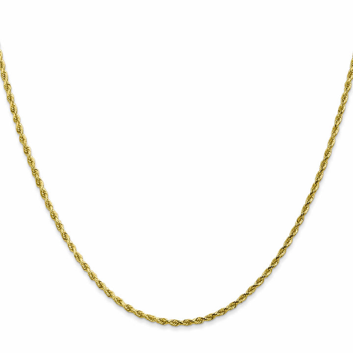 10K Yellow Gold 1.75mm D.C. Rope Chain