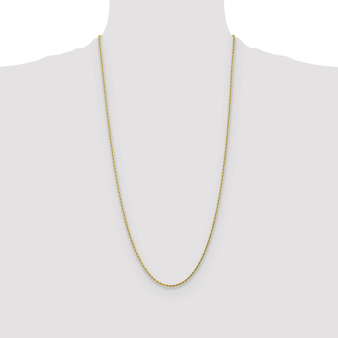 10K Yellow Gold 1.75mm D.C. Rope Chain