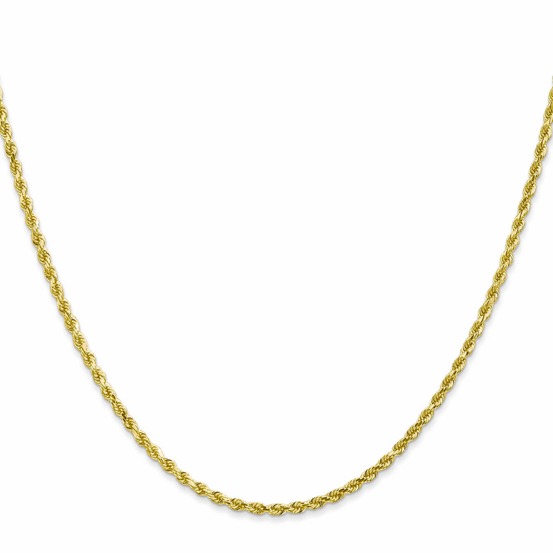 10K Yellow Gold 2mm D.C. Rope Chain