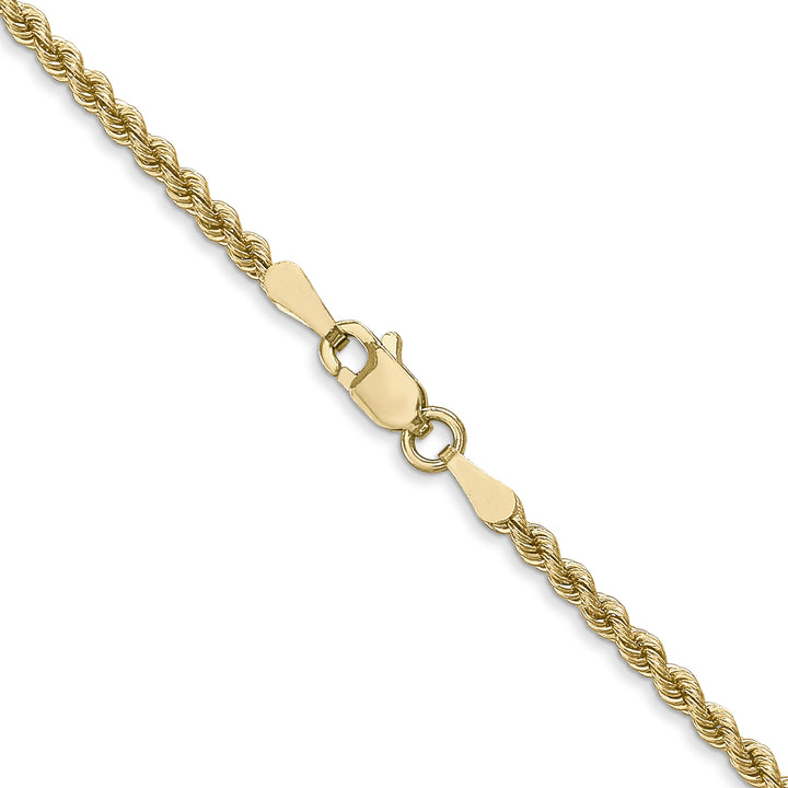 10K Yellow Gold 2.25mm Regular Rope Chain