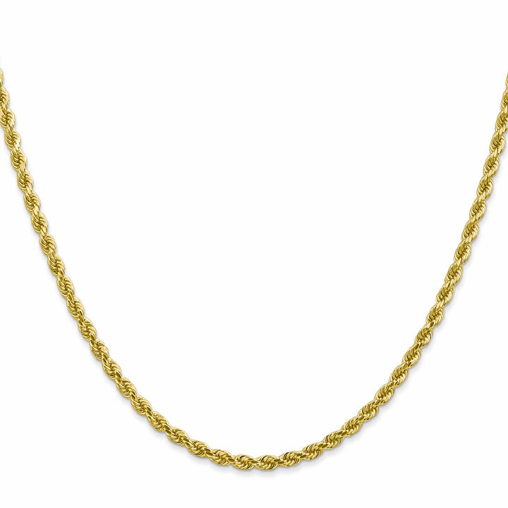 10K Yellow Gold 2.75mm D.C. Rope Chain