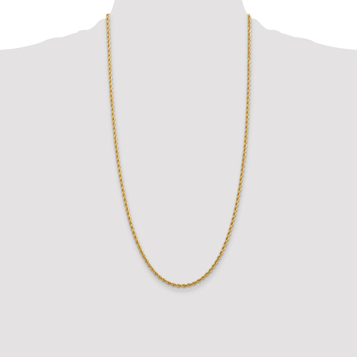 10K Yellow Gold 2.75mm D.C. Rope Chain