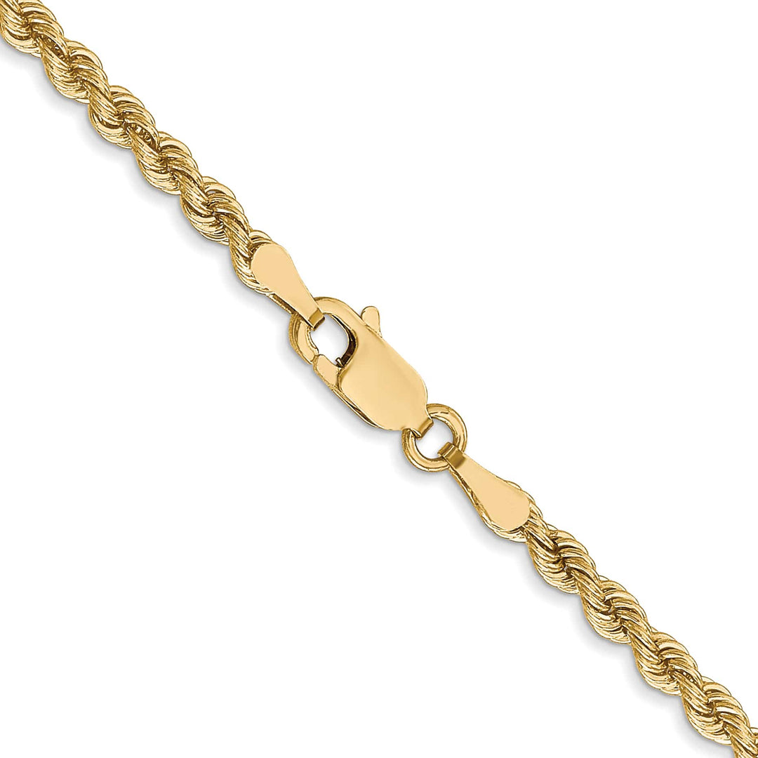 10K Yellow Gold 2.75mm Regular Rope Chain
