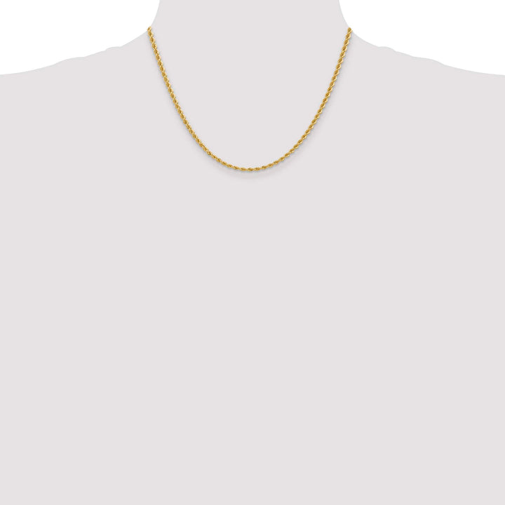 10K Yellow Gold 2.75mm Regular Rope Chain