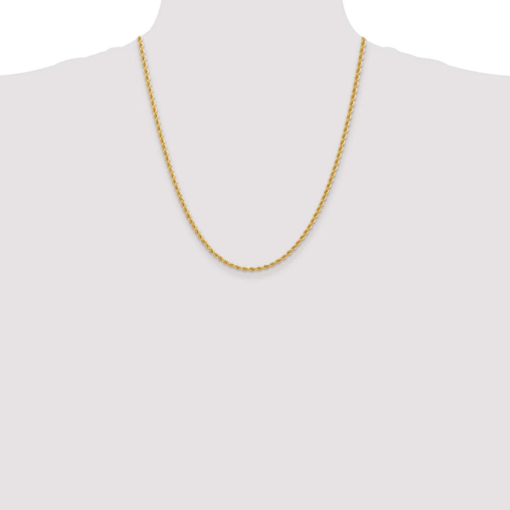 10K Yellow Gold 2.75mm Regular Rope Chain