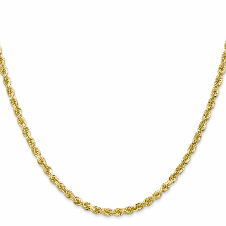 10K Yellow Gold 3mm D.C. Rope Chain