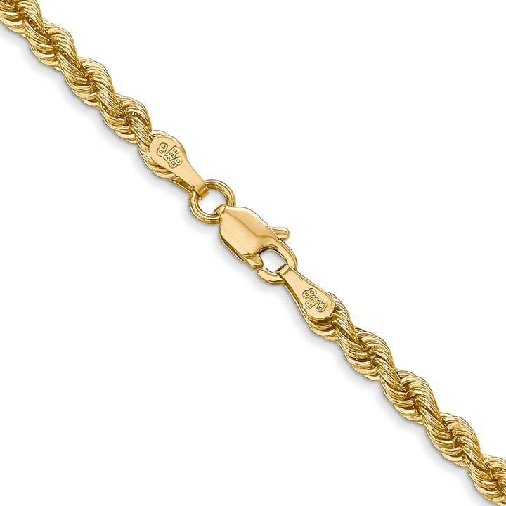 10K Yellow Gold 3mm Regular Rope Chain