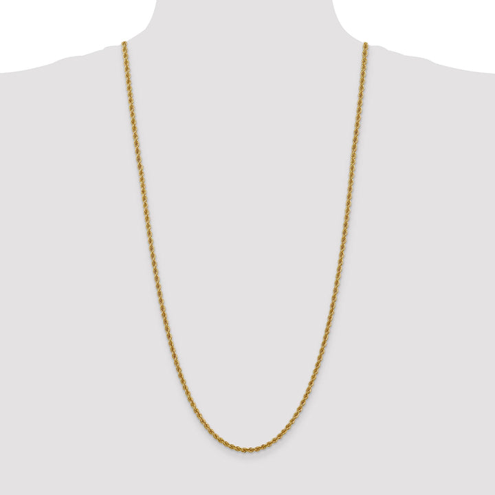 10K Yellow Gold 3mm Regular Rope Chain