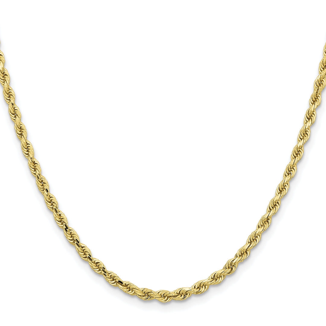 10K Yellow Gold 3.25mm D.C. Rope Chain