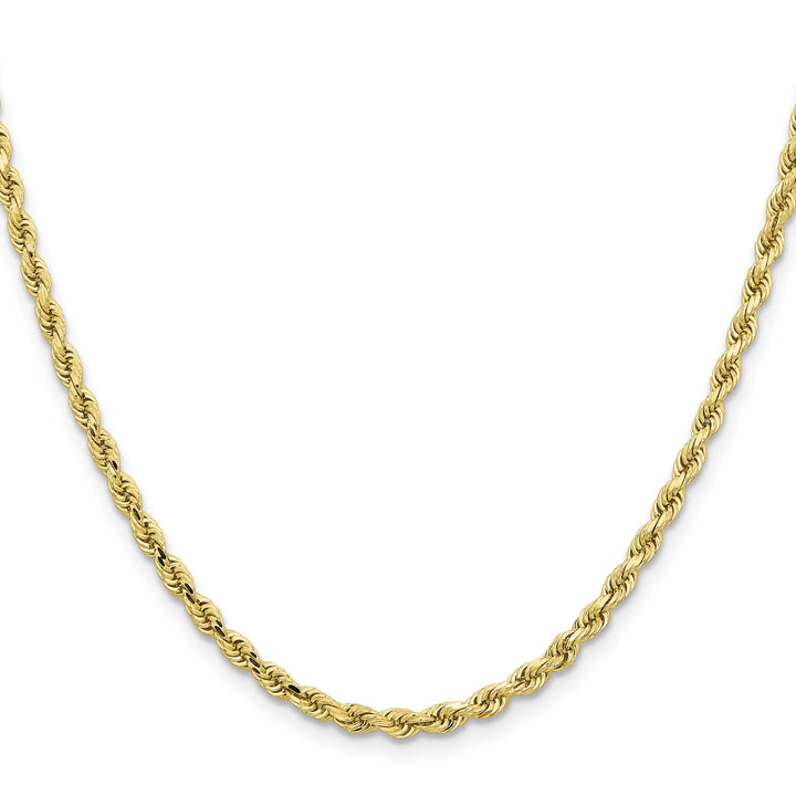 10K Yellow Gold 3.25mm D.C. Rope Chain