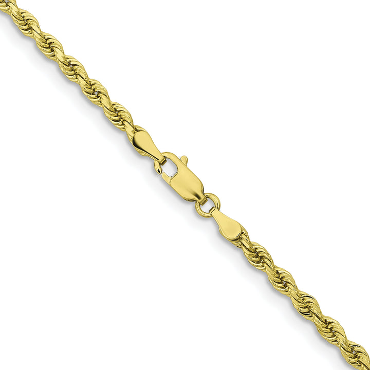 10K Yellow Gold 3.25mm D.C. Rope Chain