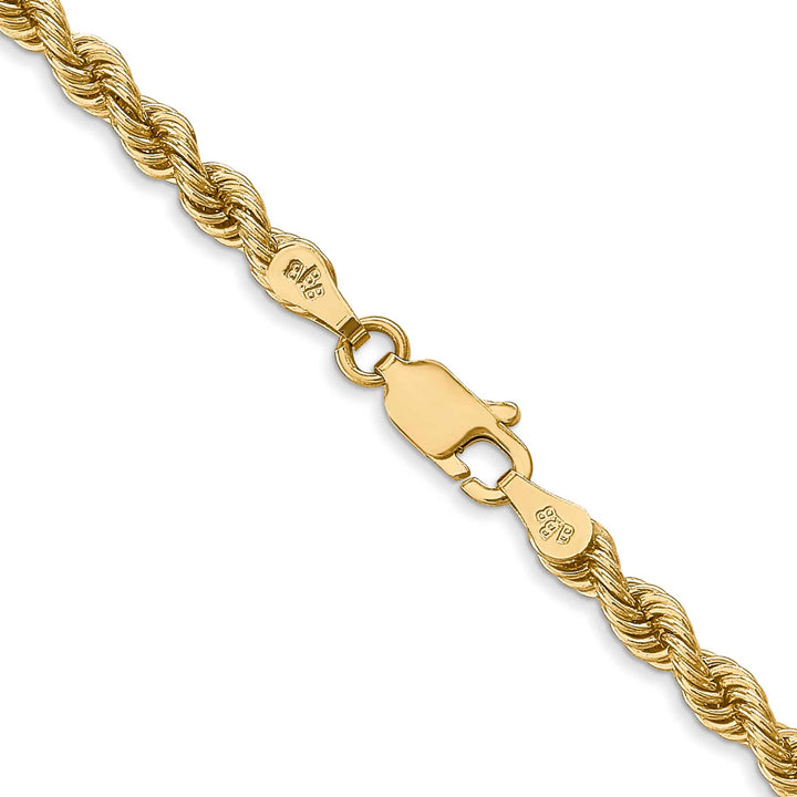 10K Yellow Gold 3.65mm Regular Rope Chain