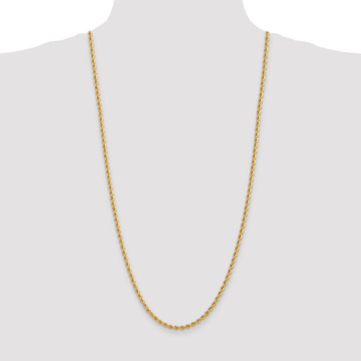 10K Yellow Gold 3.65mm Regular Rope Chain