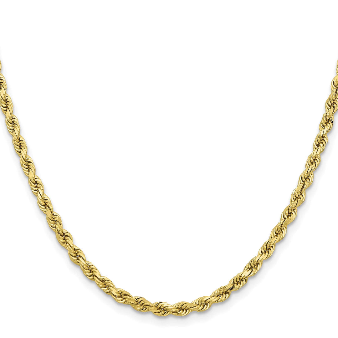 10K Yellow Gold 3.75mm D.C. Rope Chain