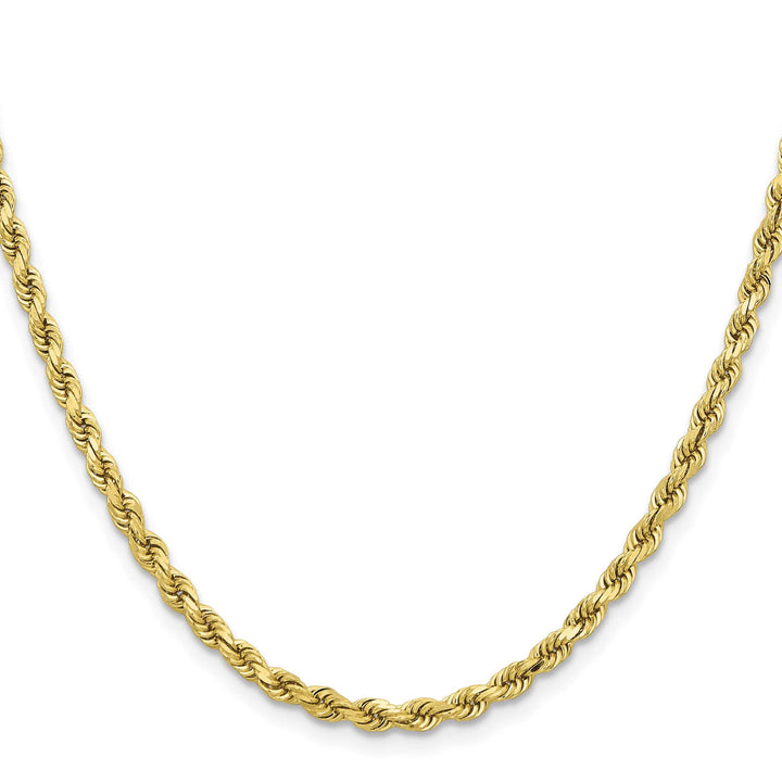 10K Yellow Gold 3.75mm D.C. Rope Chain
