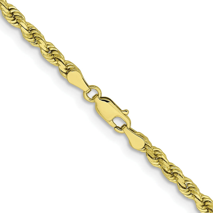10K Yellow Gold 3.75mm D.C. Rope Chain
