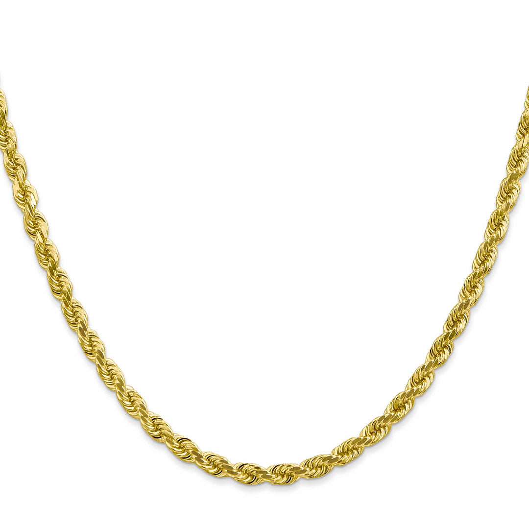 10K Yellow Gold 4mm D.C. Rope Chain