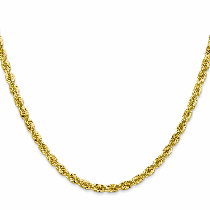 10K Yellow Gold 4mm D.C. Rope Chain