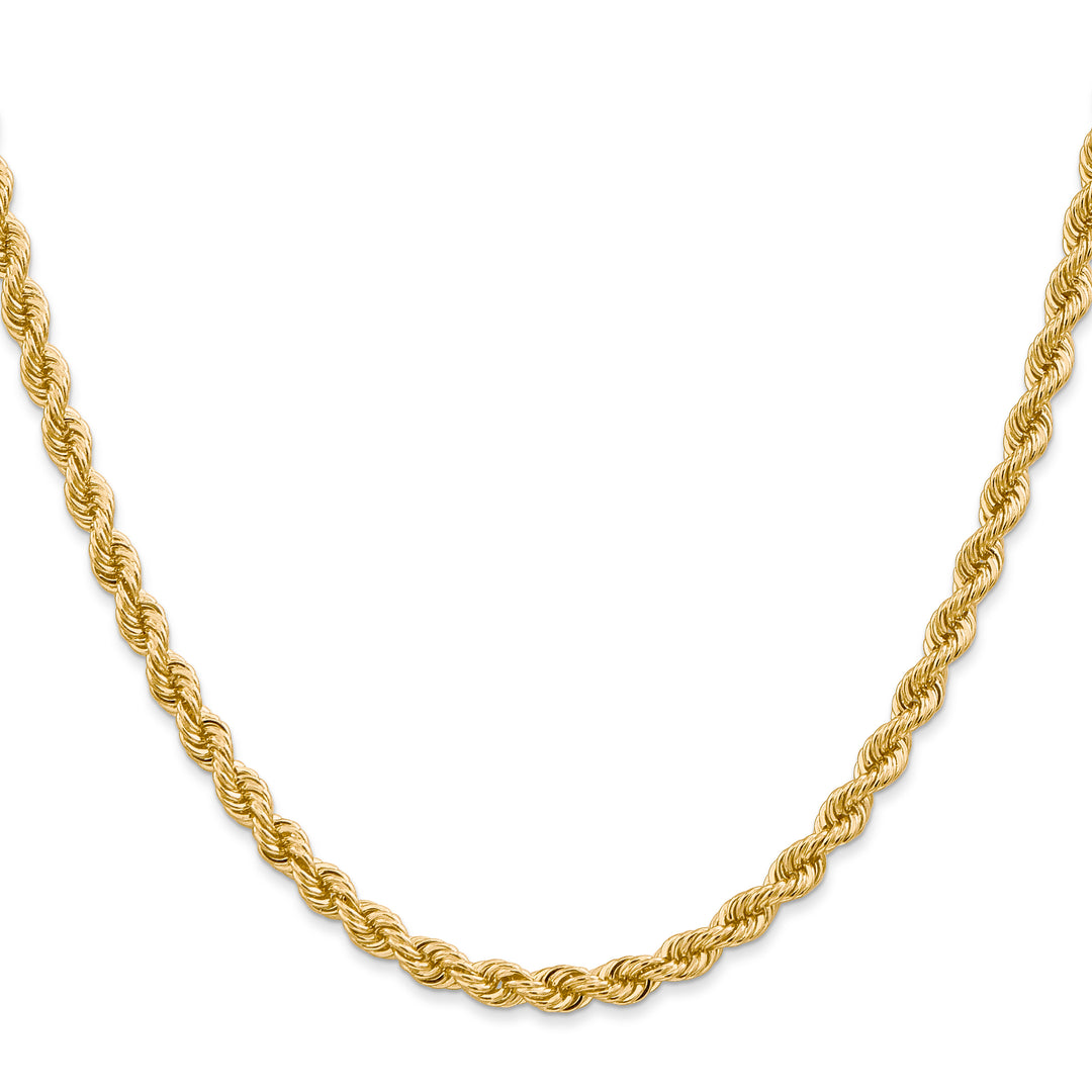 10K Yellow Gold 4mm Regular Rope Chain