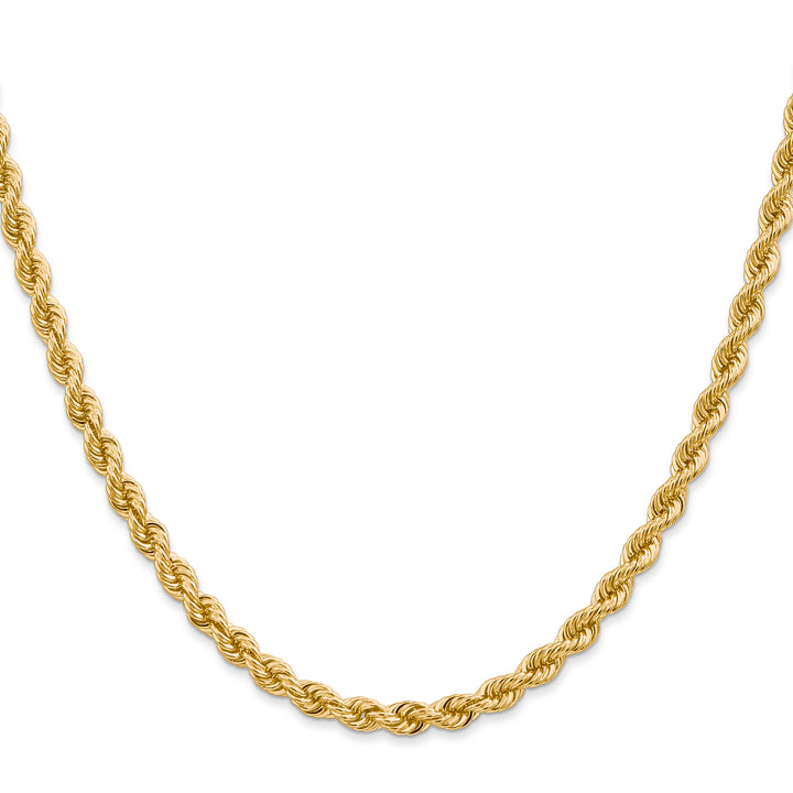 10K Yellow Gold 4mm Regular Rope Chain