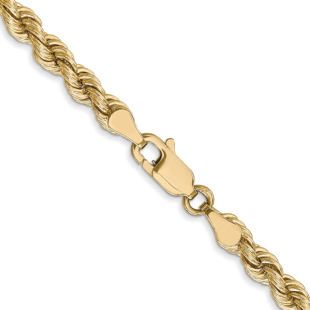 10K Yellow Gold 4mm Regular Rope Chain