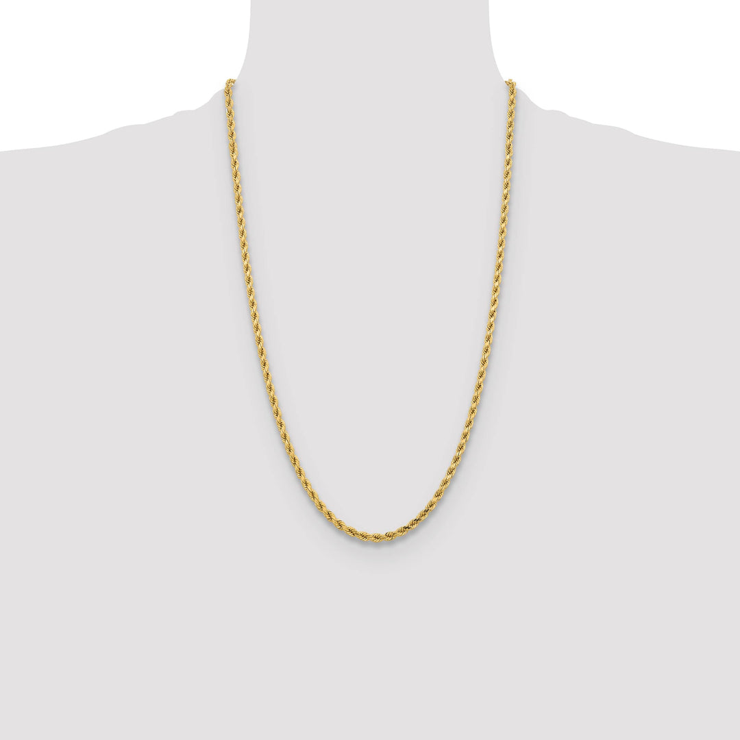 10K Yellow Gold 4.25mm D.C. Rope Chain