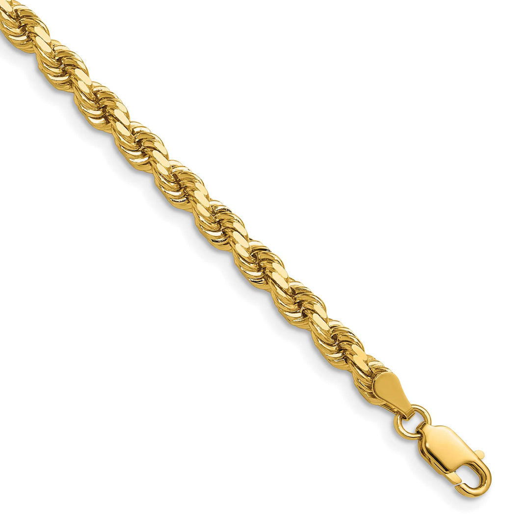 10K Yellow Gold 4.25mm D.C. Rope Chain