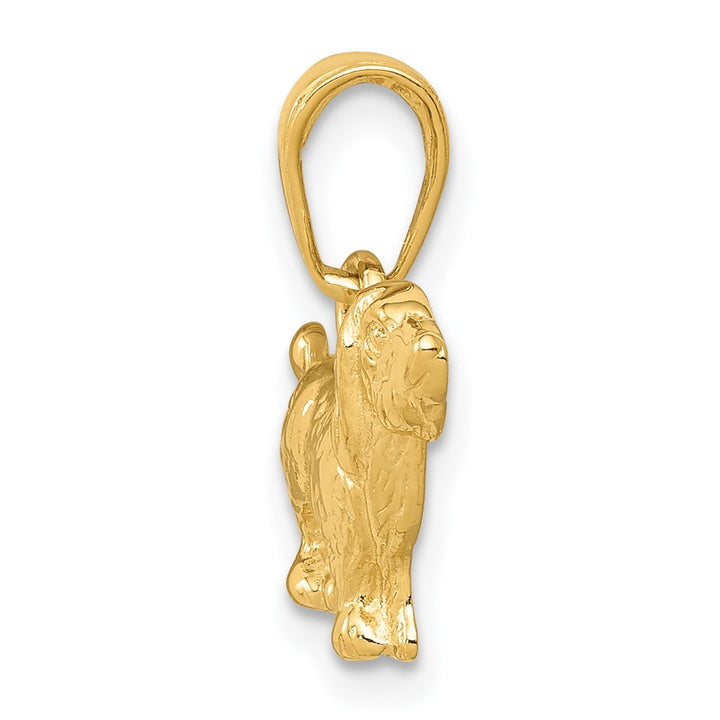 Lovely Rita's Pendants & Charms 10K Yellow Gold Solid Polished Small Cocker Spaniel Dog Pendant