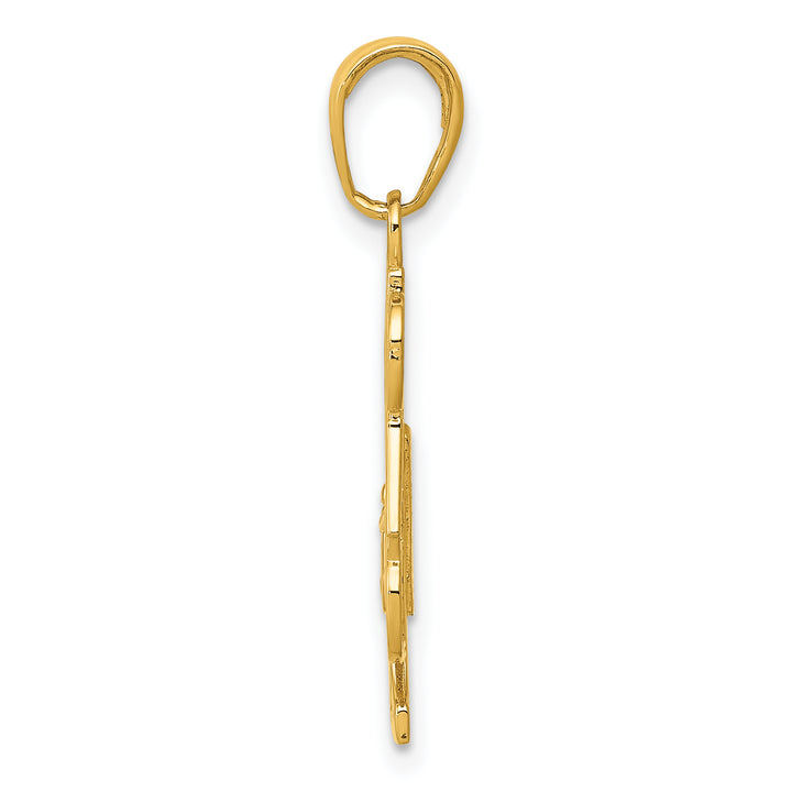 10K Yellow Gold #1 DAD Charm