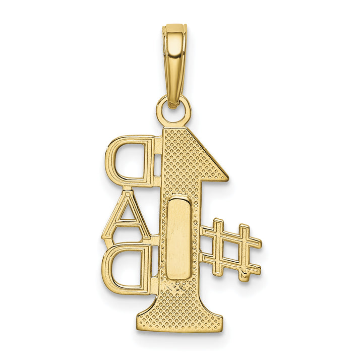 10K Yellow Gold #1 DAD Charm