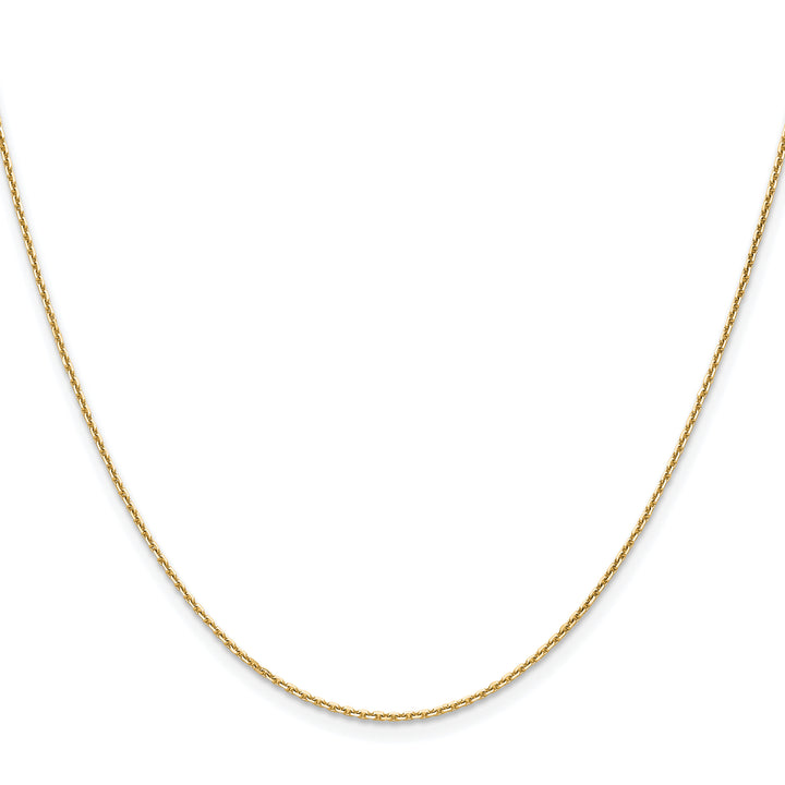 10K Yellow Gold 1.2mm D.C. Cable Chain