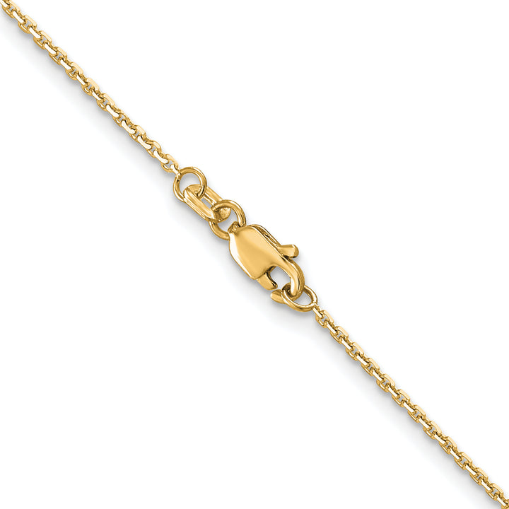 10K Yellow Gold 1.2mm D.C. Cable Chain