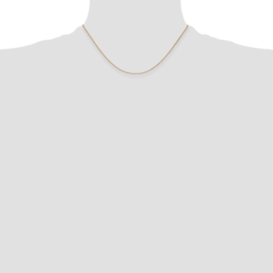 10K Yellow Gold 1.2mm D.C. Cable Chain