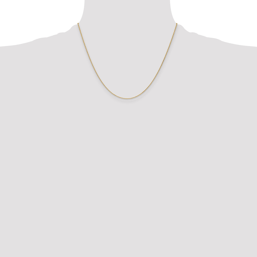 10K Yellow Gold 1.2mm D.C. Cable Chain