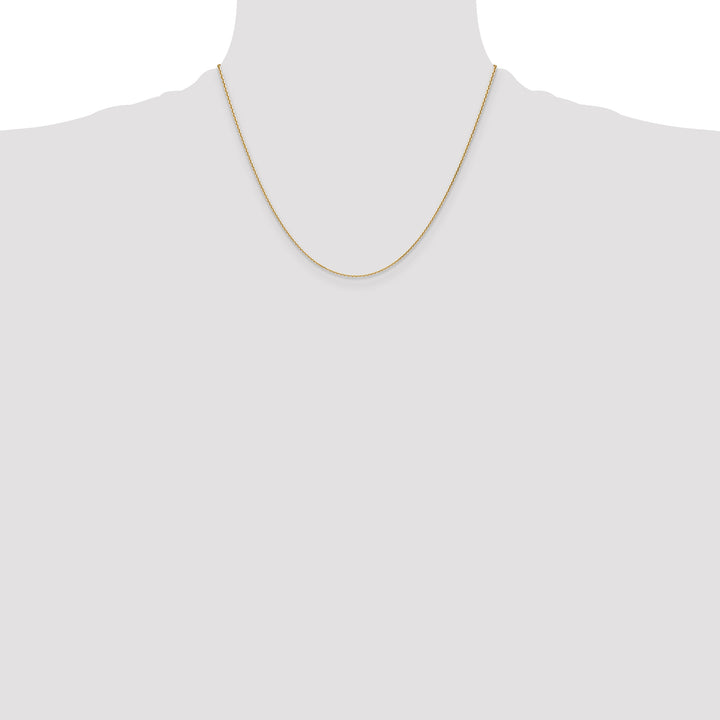 10K Yellow Gold 1.2mm D.C. Cable Chain