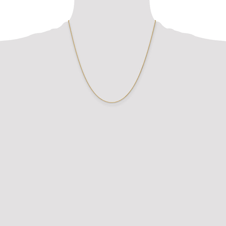 10K Yellow Gold 1.2mm D.C. Cable Chain