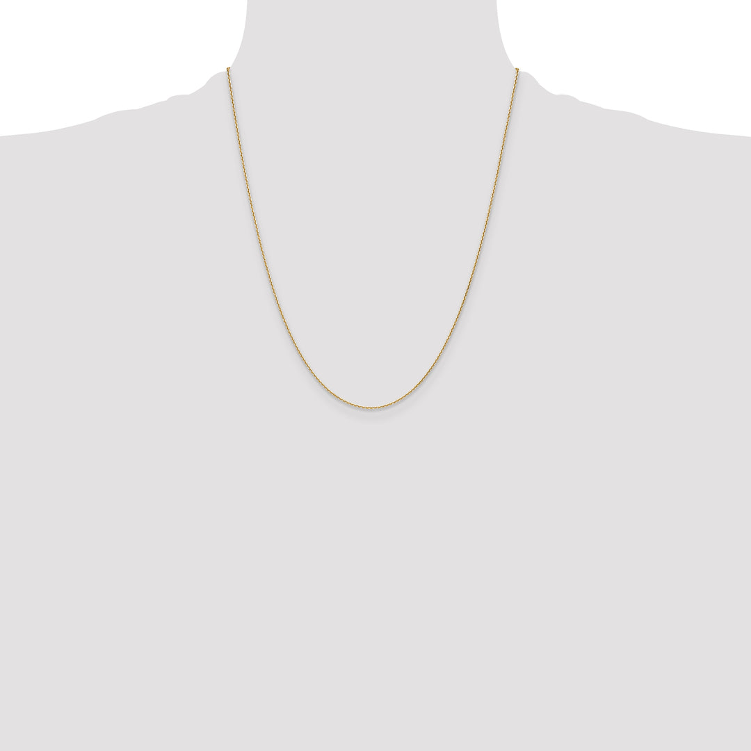 10K Yellow Gold 1.2mm D.C. Cable Chain