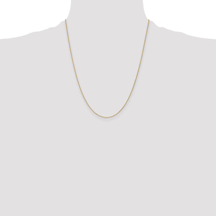 10K Yellow Gold 1.2mm D.C. Cable Chain