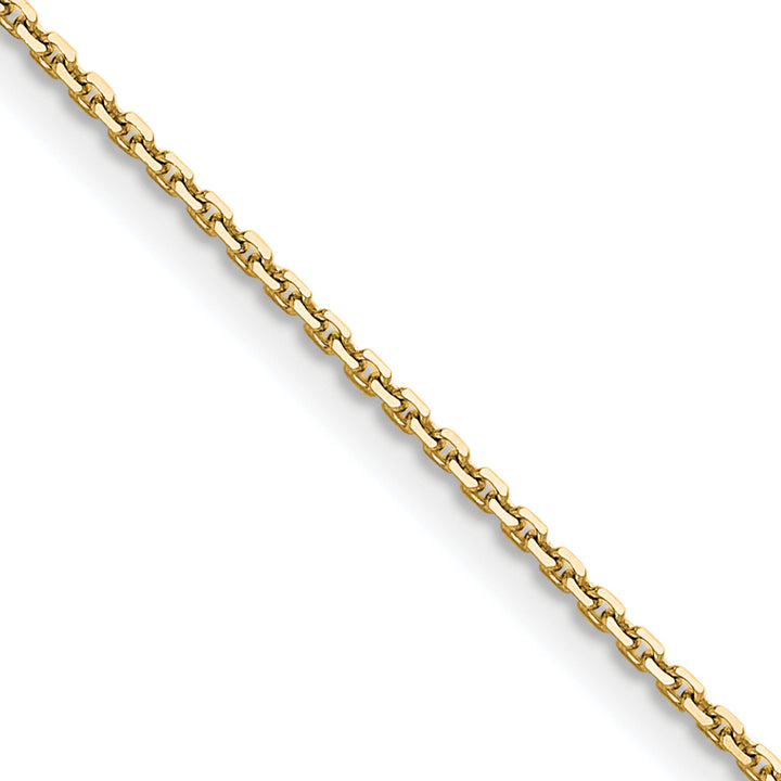 10K Yellow Gold 1.2mm D.C. Cable Chain