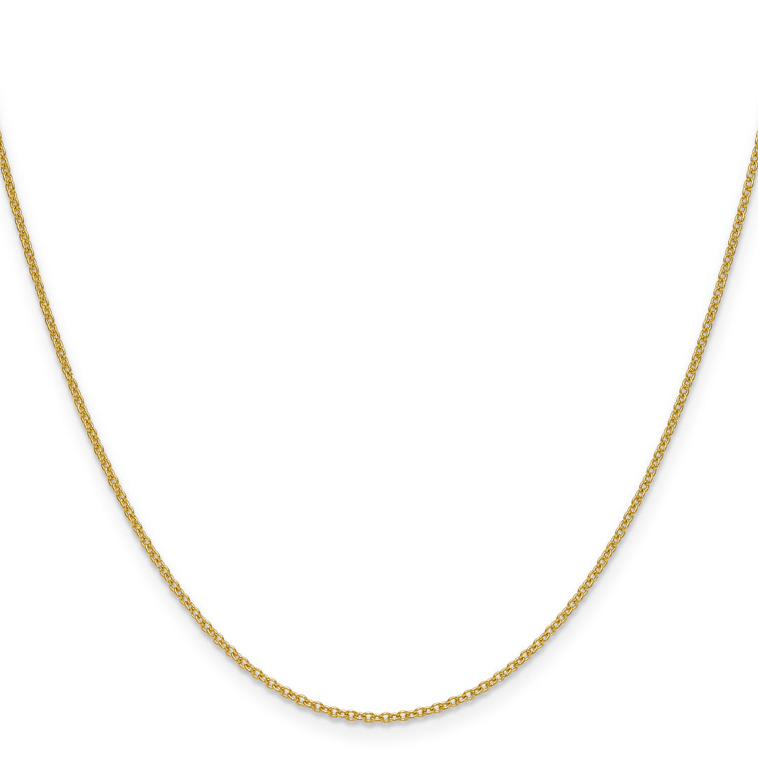 10K Yellow Gold 1.5mm Cable Chain
