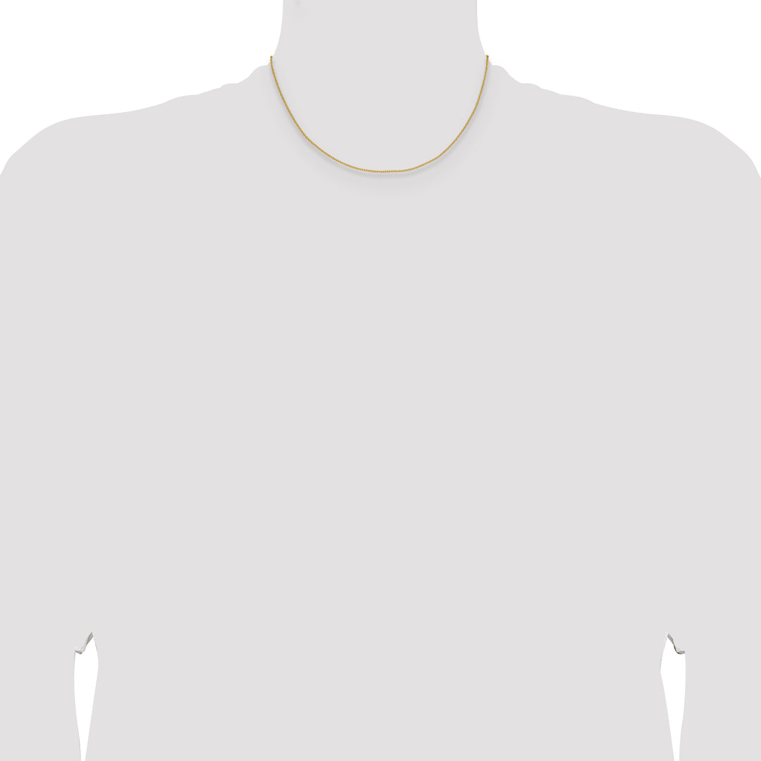10K Yellow Gold 1.5mm Cable Chain