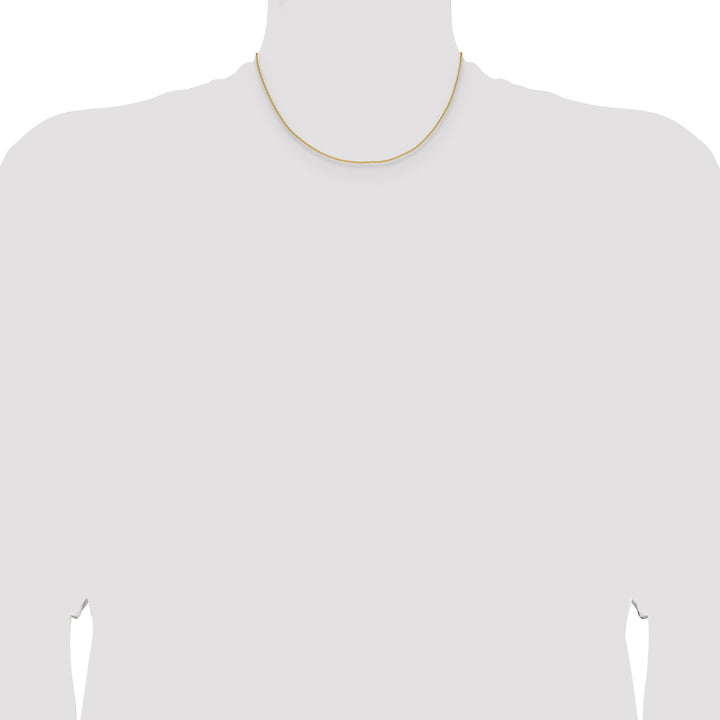 10K Yellow Gold 1.5mm Cable Chain